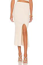 Camila Coelho Macadamia Skirt in Ivory by CAMILA COELHO