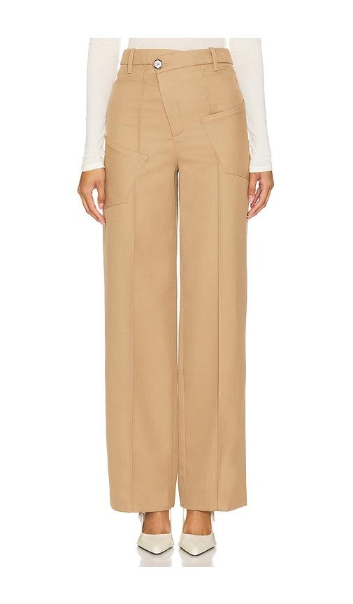 Camila Coelho Mimi Pant in Taupe by CAMILA COELHO