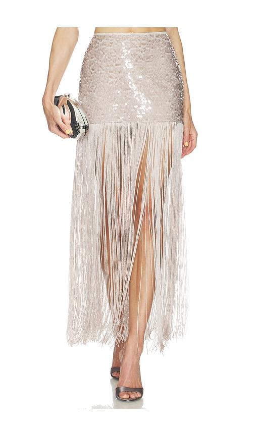 Camila Coelho Mirana Maxi Skirt in Mauve by CAMILA COELHO