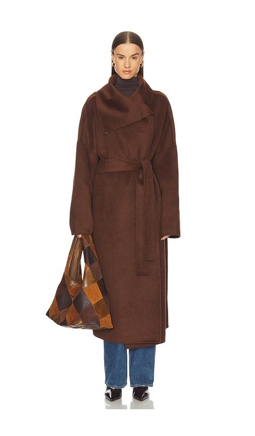 Camila Coelho Mirta Coat in Brown by CAMILA COELHO