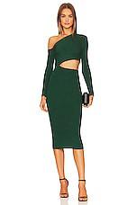 Camila Coelho Nahla Knit Dress in Dark Green by CAMILA COELHO