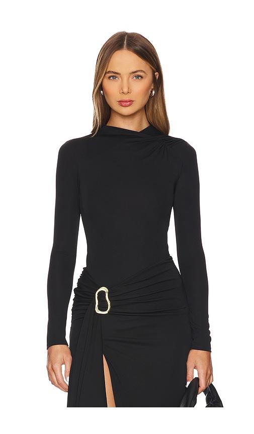 Camila Coelho Nia Bodysuit in Black by CAMILA COELHO