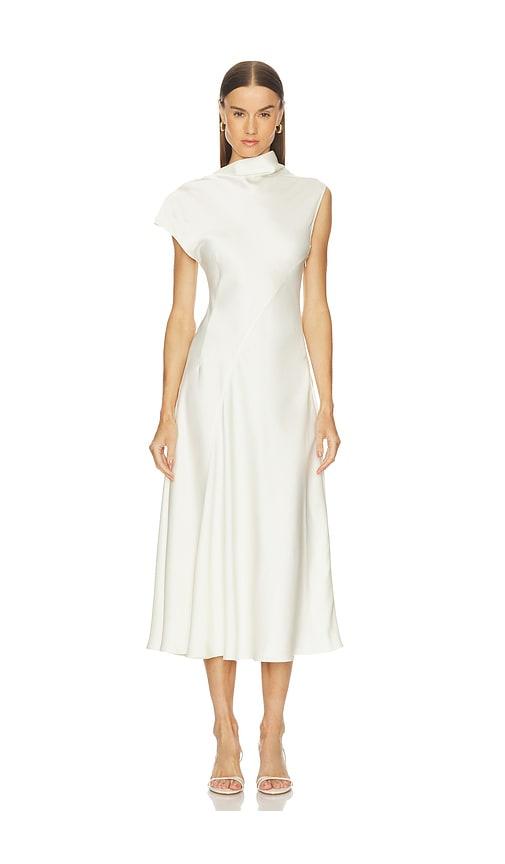 Camila Coelho Ondina Midi Dress in Ivory by CAMILA COELHO