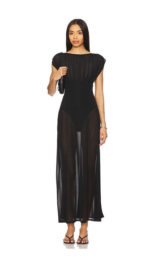 Camila Coelho Ophelia Dress in Black by CAMILA COELHO