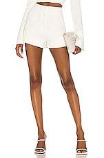 Camila Coelho Paulina Short in Ivory by CAMILA COELHO