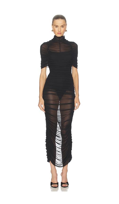 Camila Coelho Rocio Midi Dress in Black by CAMILA COELHO