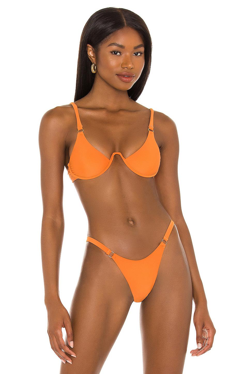 Camila Coelho Tango Top in Burnt Orange by CAMILA COELHO