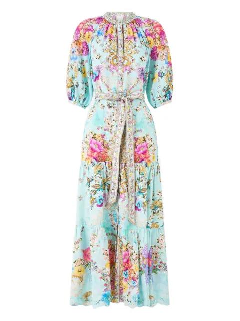 Bazaar Blooms midi shirt dress by CAMILLA