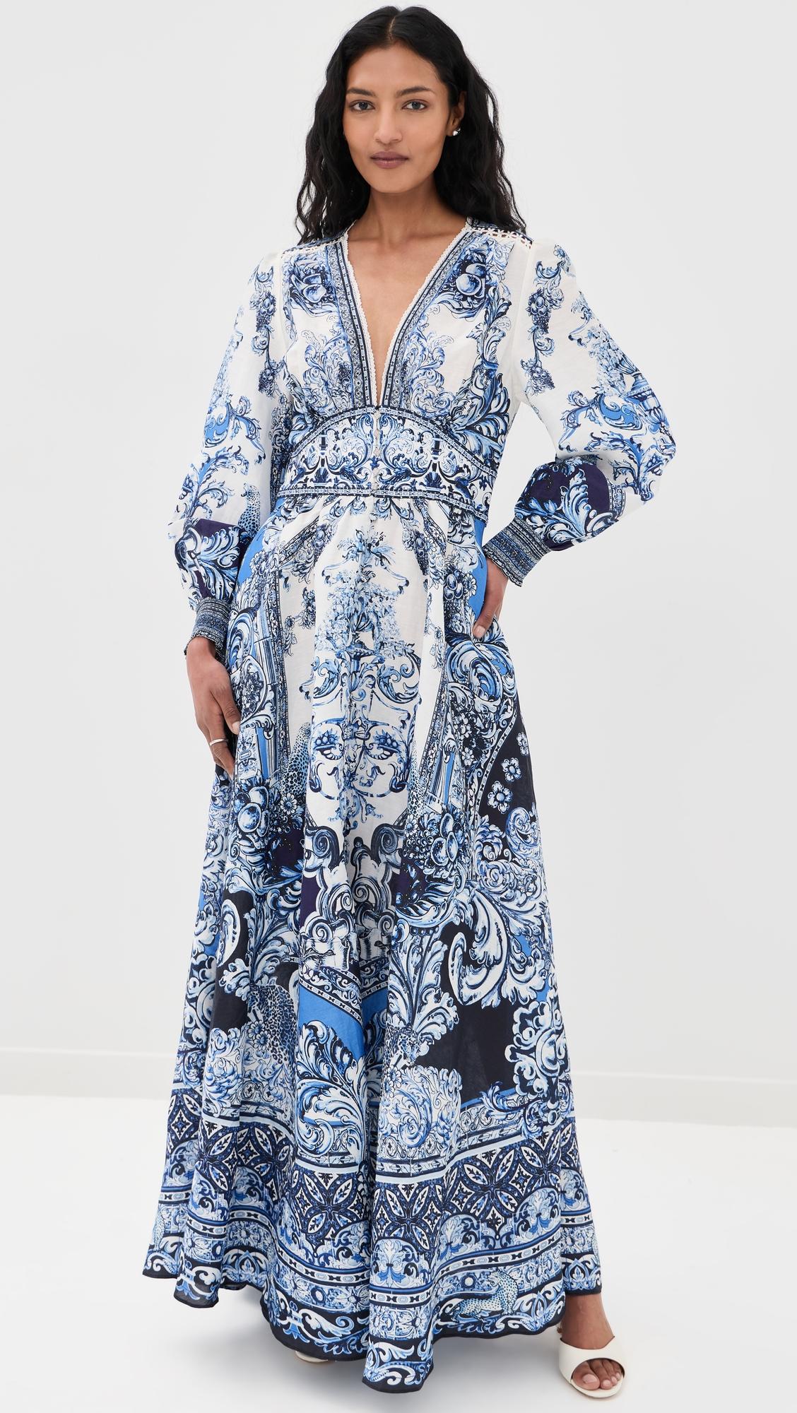 Button Dress with Shaped Waistband by CAMILLA