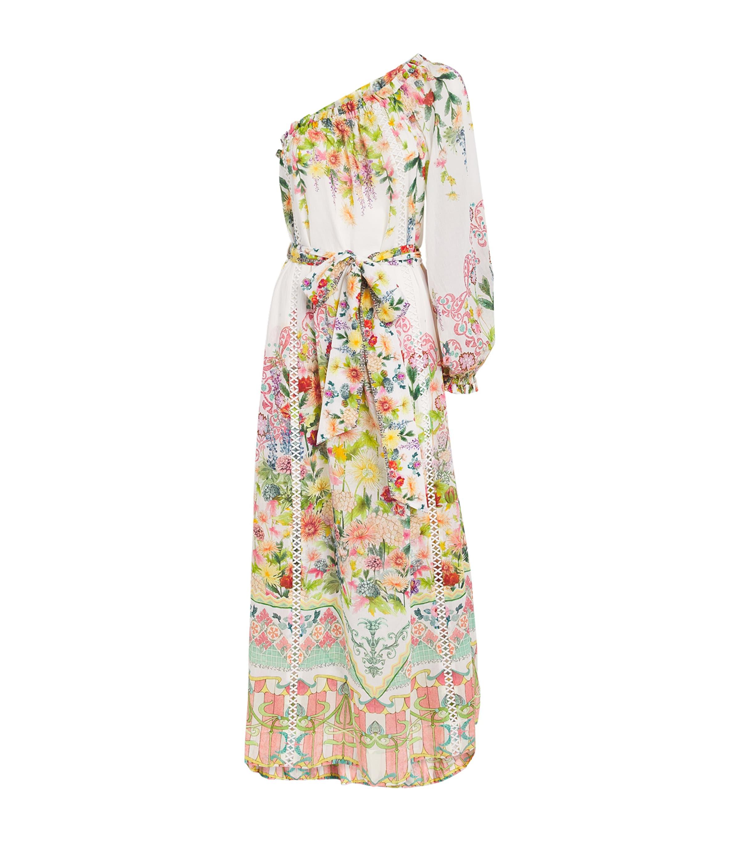 Camilla Organic Cotton One-Shoulder Midi Dress by CAMILLA