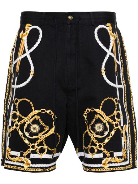 Coast-to-Coast-print twill shorts by CAMILLA