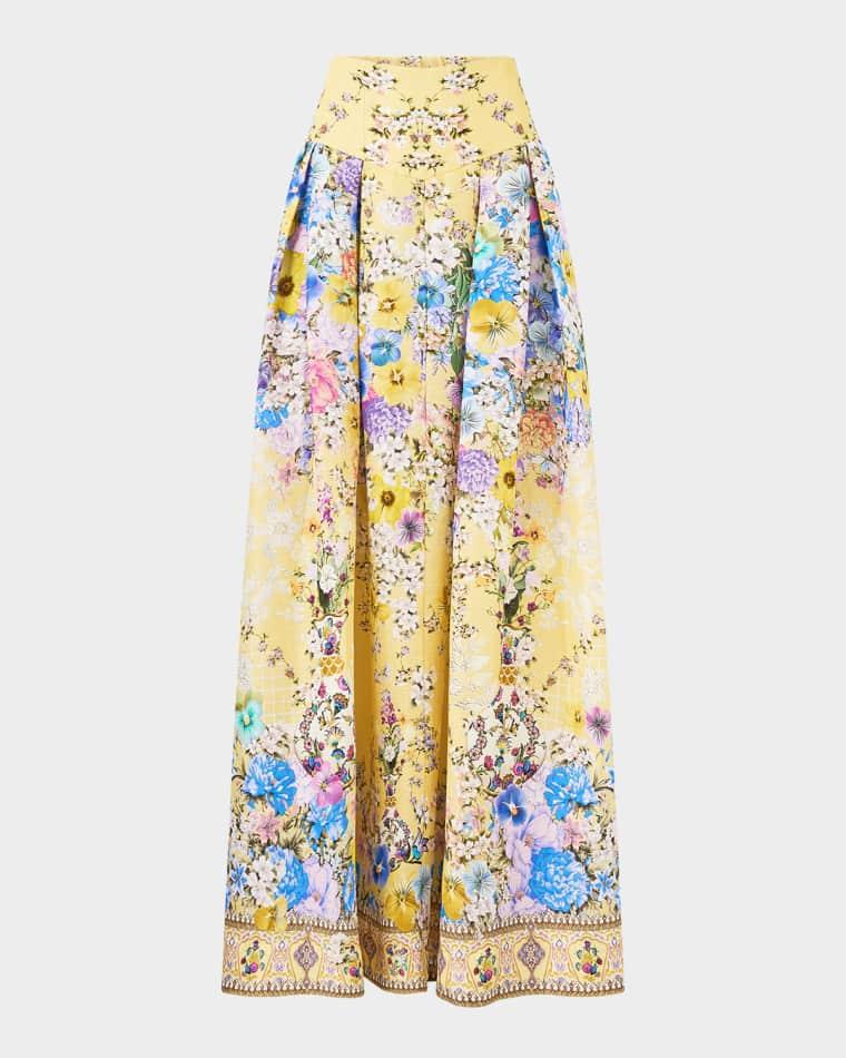 Darling Buds Corset Waist Maxi Skirt by CAMILLA