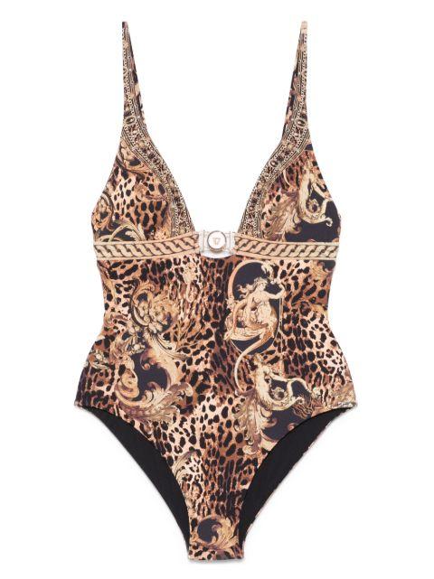 Era of Empires-print swimsuit by CAMILLA