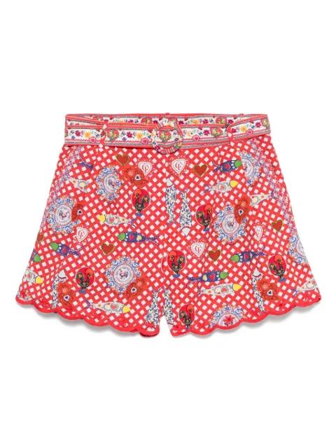 Faith Luck and Justice mini shorts by CAMILLA