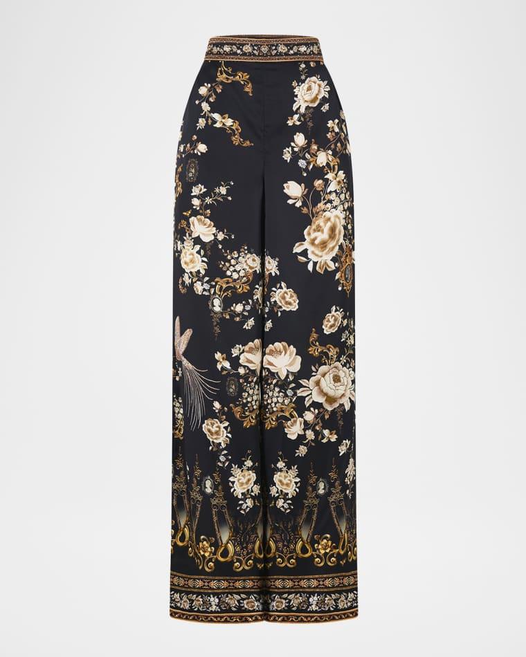 Flamenco Folklore Straight-Leg Relaxed Trousers by CAMILLA