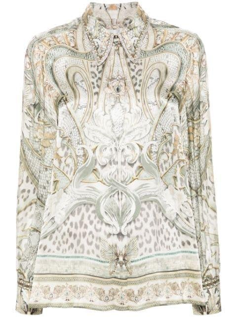 Ivory Tower Tales-print dress by CAMILLA