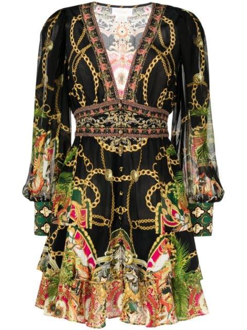 Jealousy and Jewels silk dress by CAMILLA