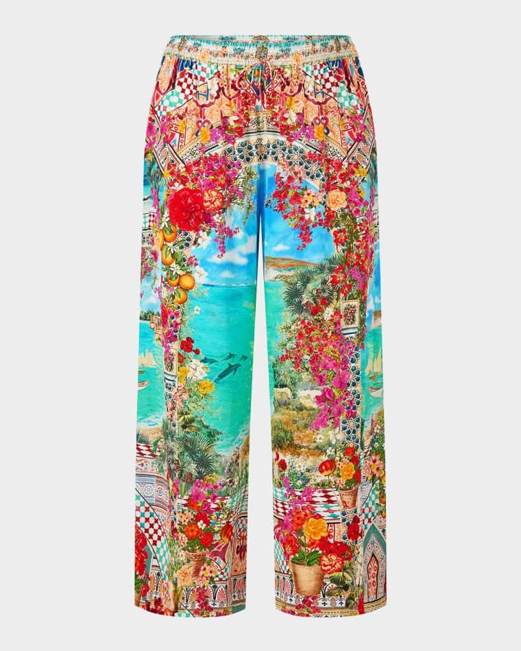 Meet Me in Mallorca Straight-Leg Pants by CAMILLA