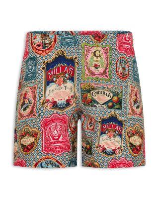 Mid Length Printed 12&quot; Board Shorts by CAMILLA