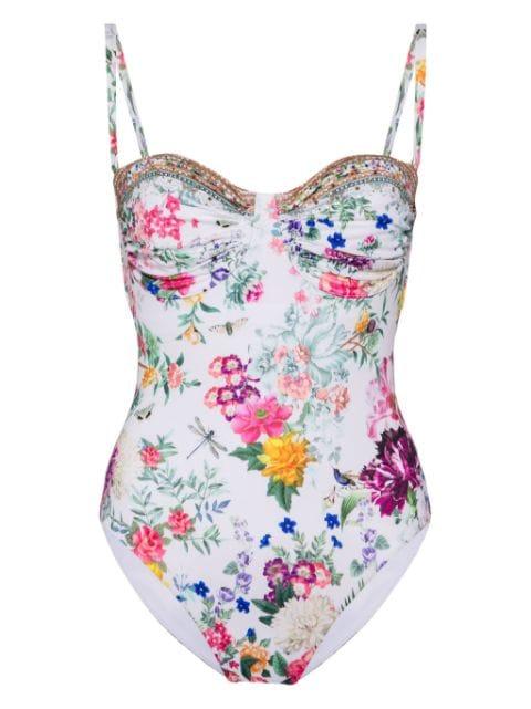 Plumes And Parterres swimsuit by CAMILLA