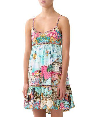 Printed Scoop Neck Dress Swim Cover-Up by CAMILLA Printed Scoop Neck Dress Swim Cover-Up by CAMILLA