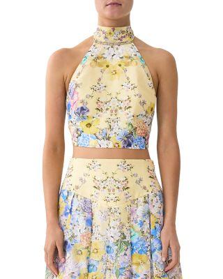 Silk Halter Top by CAMILLA