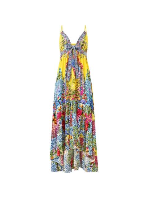 Sultanahmet Summer tie front midi dress by CAMILLA