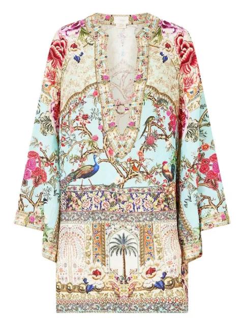 Sultans And Queens V-neck mini dress by CAMILLA