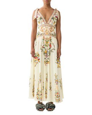 Tie Shoulder Maxi Dress by CAMILLA