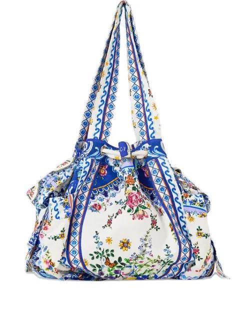 Tiles Darls drawstring beach bag by CAMILLA