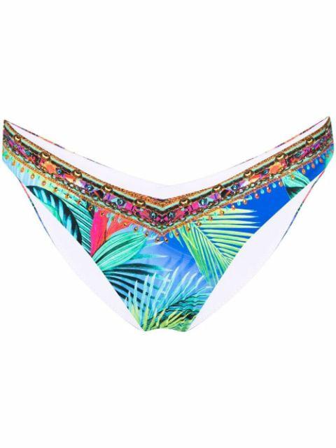 Whats Your Vice-print bikini bottoms by CAMILLA