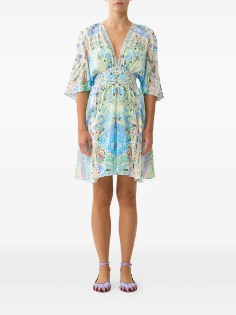 floral-print mini dress by CAMILLA