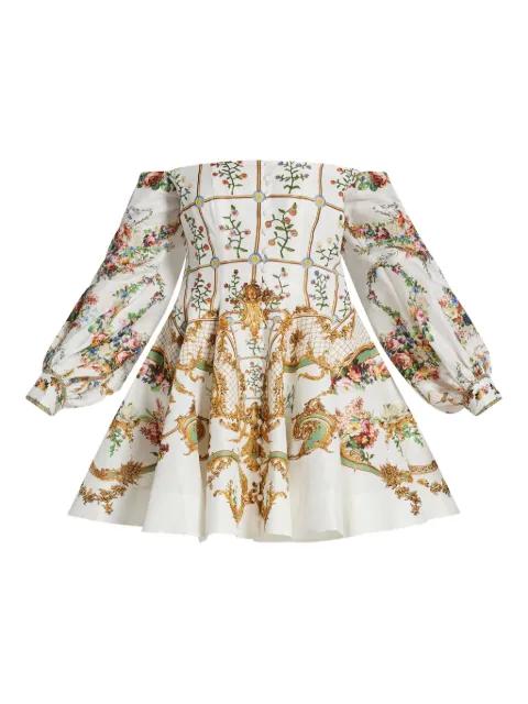 floral-print off-shoulder dress by CAMILLA