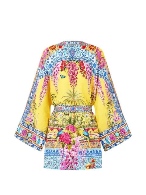 floral-print tie cover-up by CAMILLA