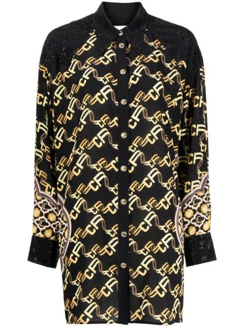 graphic-print silk shirt by CAMILLA
