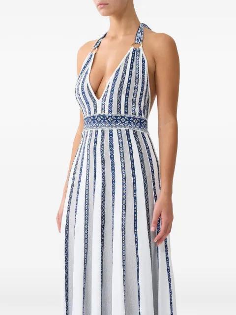 halterneck tie maxi dress by CAMILLA