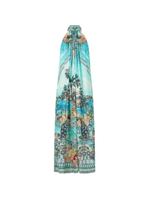 maxi Balearic Bebé floral-print dress by CAMILLA