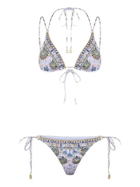 patterned embellished swimsuit by CAMILLA