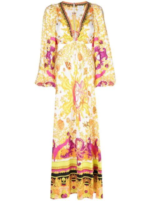 ring-detal cut out maxi dress by CAMILLA
