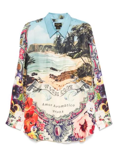 silk oversized shirt by CAMILLA
