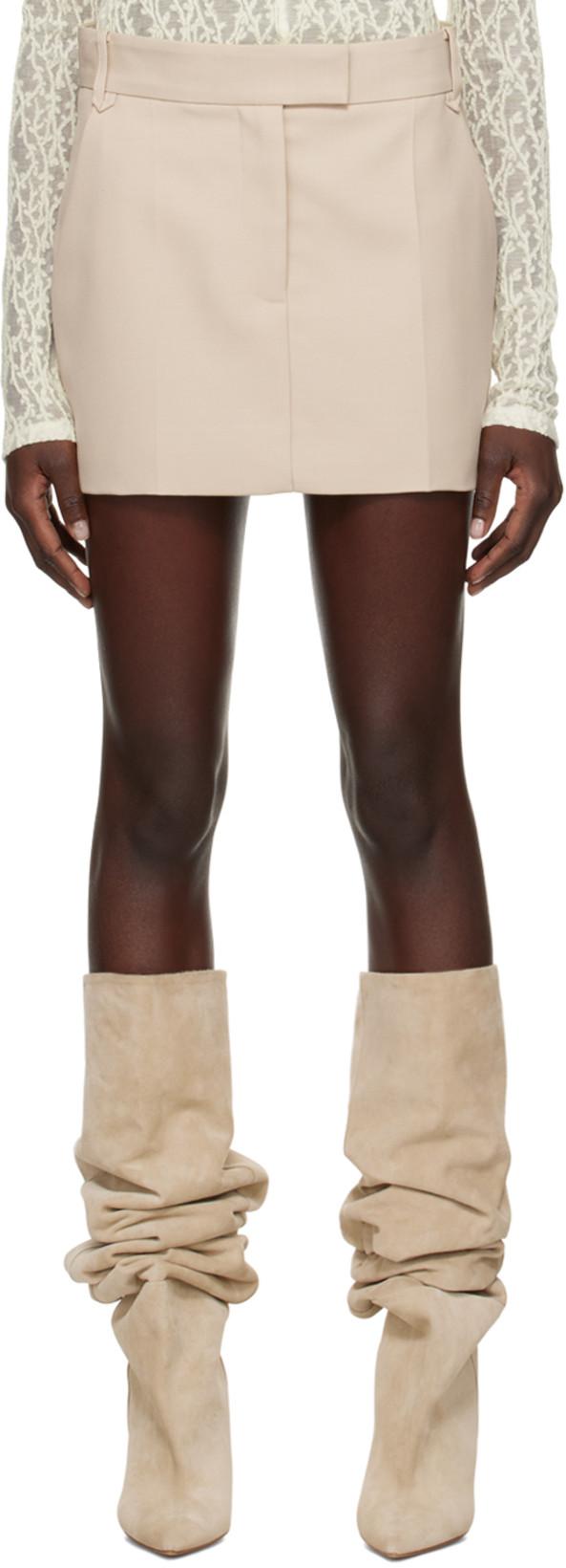 Beige Rhett Miniskirt by CAMILLA&MARC