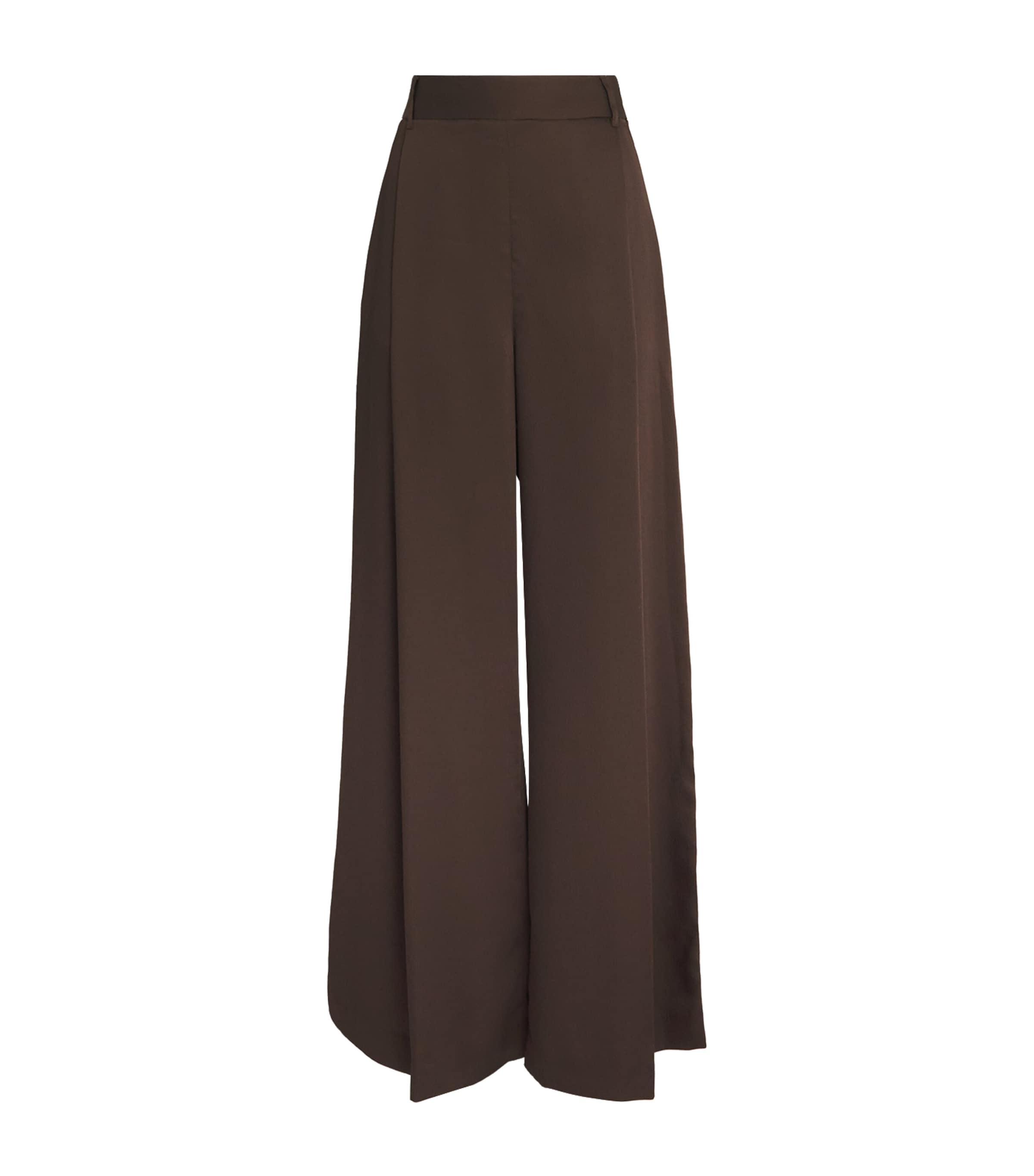 CAMILLA AND MARC Satin Aaron Wide-Leg Trousers by CAMILLA&MARC