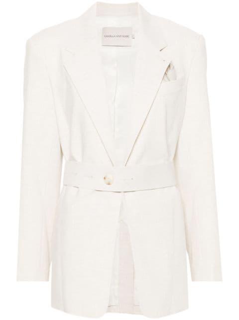 Floris belted blazer by CAMILLA&MARC