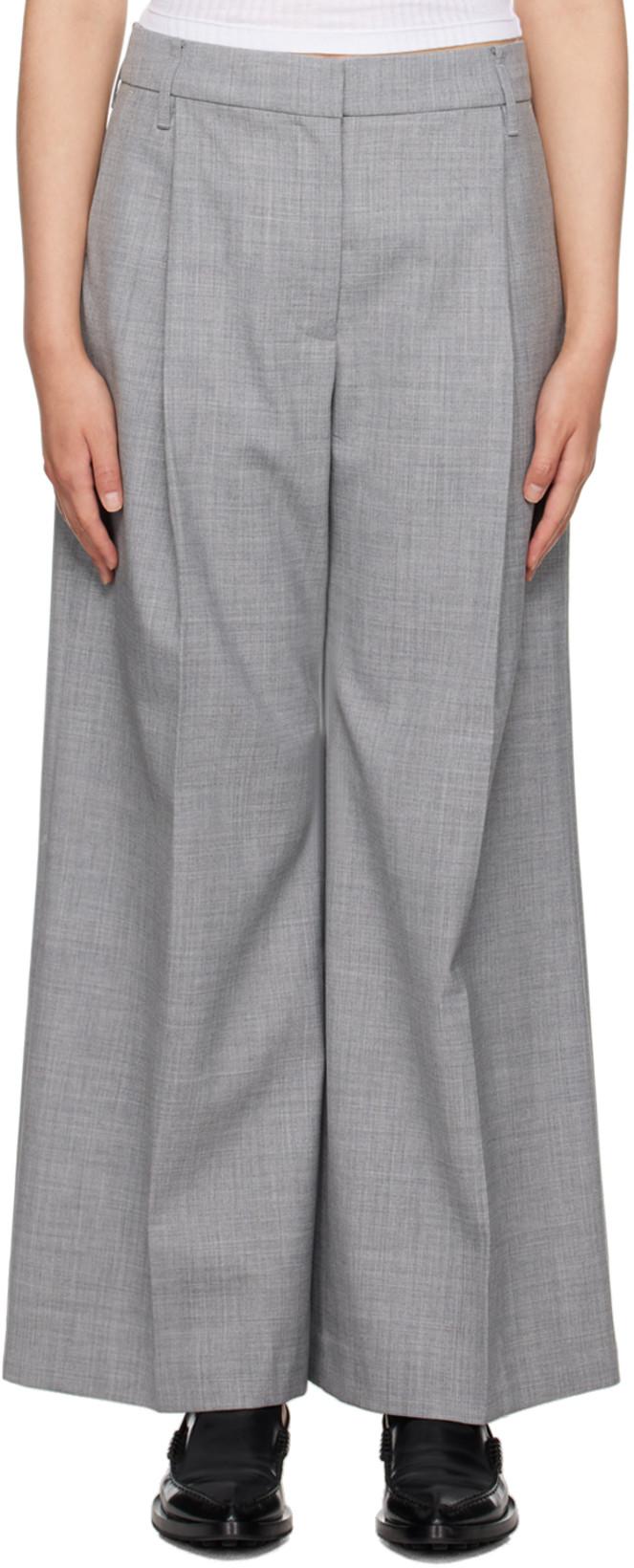 Gray Lazlo Trousers by CAMILLA&MARC