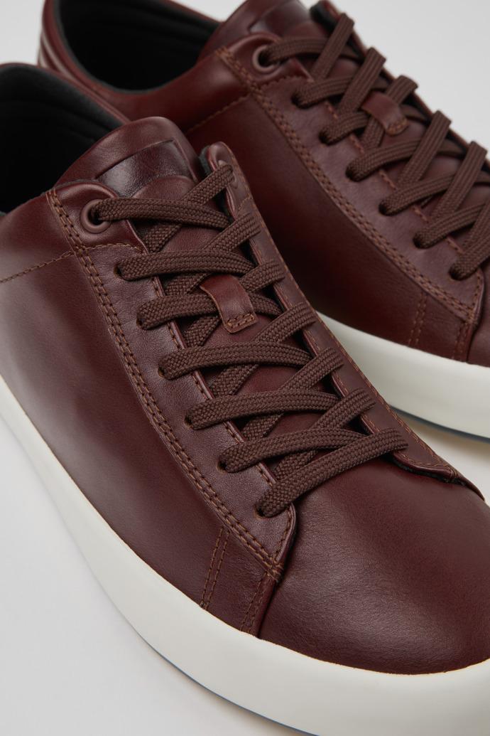 Andratx Brown Leather Sneakers for Men. by CAMPER