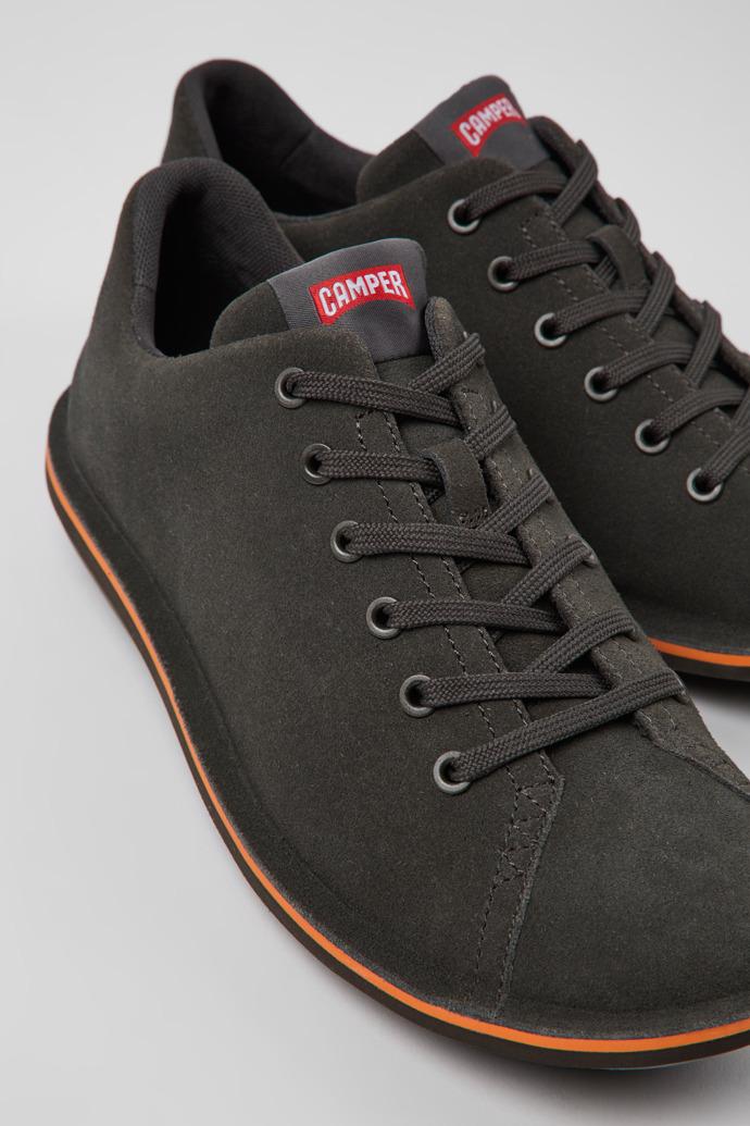Beetle Gray Nubuck Shoes for Men. by CAMPER