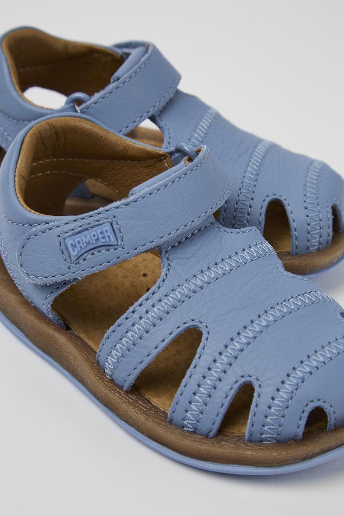 Bicho Blue Leather Sandal by CAMPER