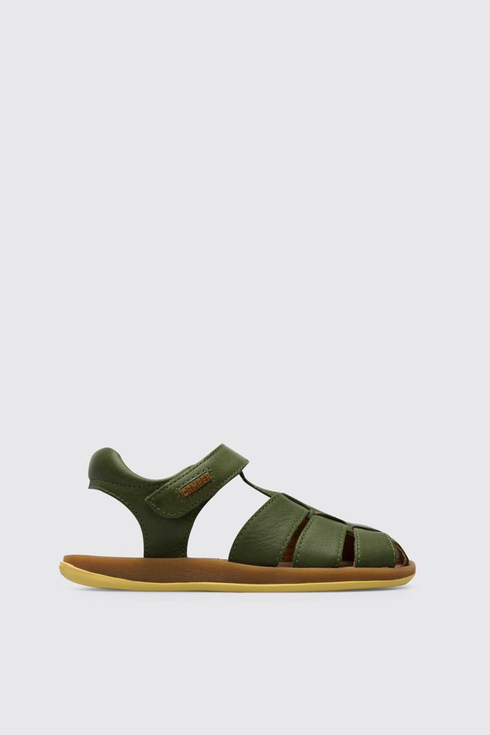 Bicho Green open sandal for kids by CAMPER