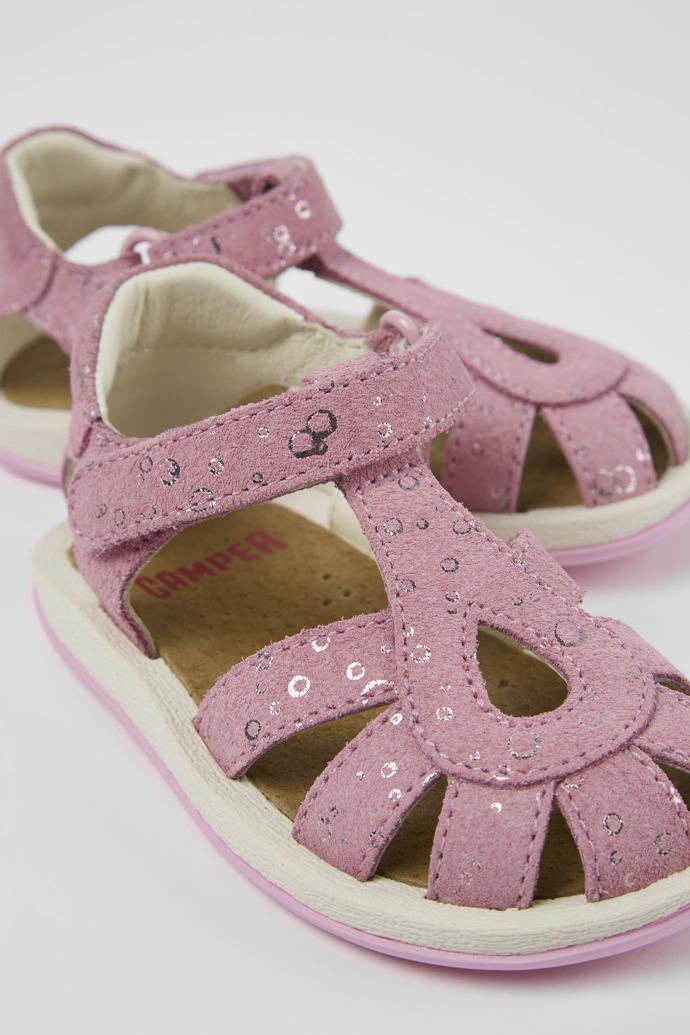 Bicho Pink Nubuck Sandal by CAMPER