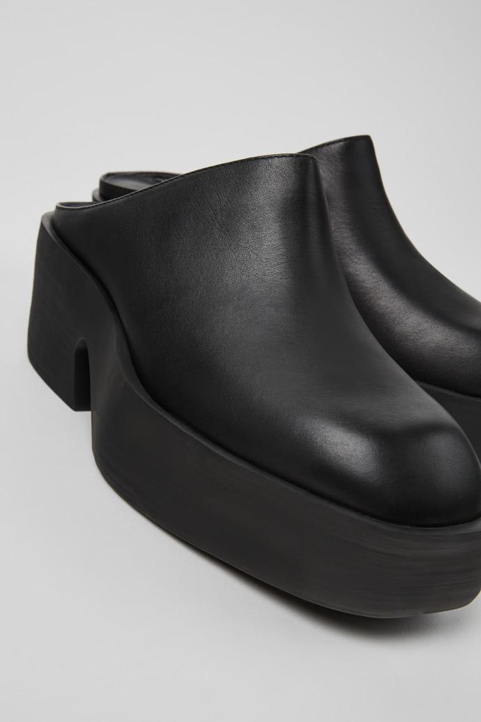 Billie Black leather clogs for women by CAMPER